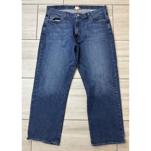 Lucky Brand Ol' Deepwater Classic Straight Jeans Men's‎ Size 38x30 Stretch Denim - Picture 1 of 6